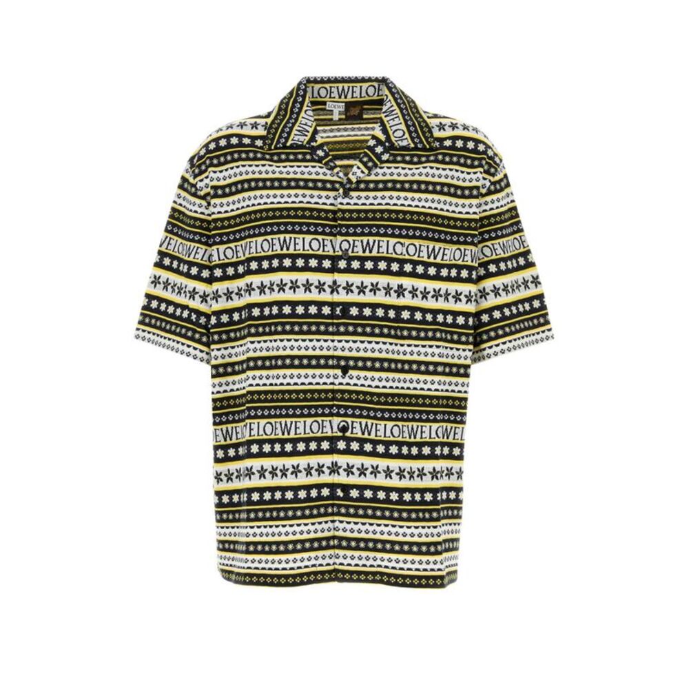 Loewe Paula's Ibiza Men Embroidered Cotton Paula S Ibiza Shirt